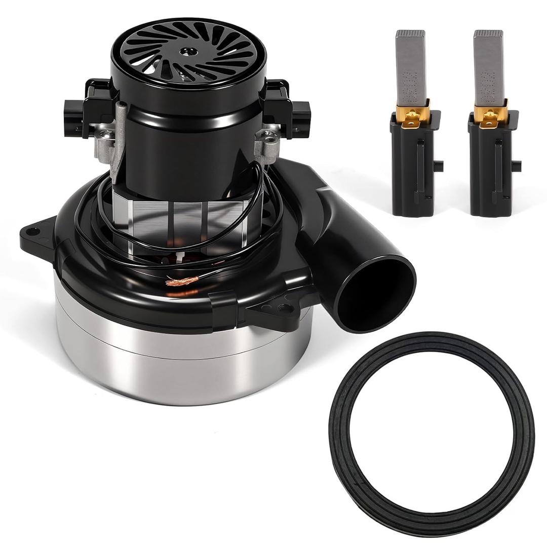 Vacuum Blower Motor 116392-00/116392-01 Fit for Ametek Lamb Vacuum Blower- Replace 120V/ 2 Stage/ 900W Vacuum Motor for Boat Lifting, Central Vacuum Systems, Industrial Cleaning