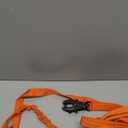 ICEFANG Tactical Dog Leash,K9 Training Walking Bungee Lead with 2 Control Handle,Heavy Duty Quick Release Metal Clasp,for Medium Large Breed (Reflective Orange, 6 FT)