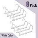 Mr. Pen Space Saving Hangers - 5 Pack White Space Saver Shirt Hangers, Clothes Organizer