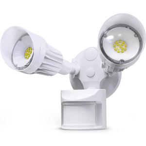 JJC LED Security Lights,Motion Sensor Flood Light Outdoor Fixture,3000LM 27.5W(120W Equiv.),IP65 Waterproof,5000K Daylight White ETL Listed Outdoor Lighting White (Not Solar Powered)