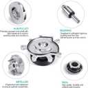 AULINK AW7163 Water Pump with Gasket Compatible with RAM 1500, Dodge Dakota, Jeep Commander Mitsubishi raider, Chrysler aspen 3.7L V6 4.7L V8 Engine