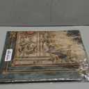 Winter Rubber Stove Mat 28.35 x 20.47 Inch Classic Christmas Tree Art Cooktop Surface Cover Vintage Ornamental Counter Protector for Holiday Home Cooking Space Decor (GREEN #03)