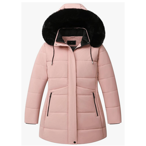 Women's Plus Size Winter Coat Waterproof warm Down Coat Detachable Hooded Parka Jacket 15W