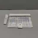 96 Magnetic Nail Color Book, Leather Magnetic Color Display Book with 96PCS Magnetic Tips & 1-120 Number Labels, Perfect for Nail Polish Nails Art Design(White)