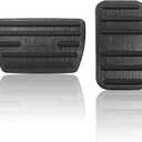 Anti-Slip Pad Accelerator Gas Brake Foot Pedal Cover Compatible for Honda Accord CR-V Civic Odyssey Passport Insight Pilot Accessories Black