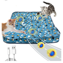 KOIJYFNL Interactive Cat Toys Ball Fast Rolling Cat Toys in Pouch, Moving Best Cats Toys for Indoor, Hide and Seek Chase Exercise Game, Motion Activate Rechargeable Kitten Toys ALL BREED SIZES