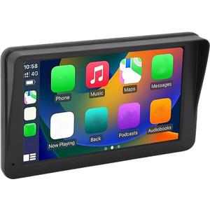 7 Inch Car Stereo,Portable HD Double Din Touchscreen Car Stereo,Multimedia Player with Mirror Link Voice Control