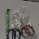 KitchenAid Multipurpose Shear Set, Versatile Scissors with Nutcracker, Bottle Opener, Ergonomic Handles with Protective Blade Covers, 2 Piece (Black/Red)