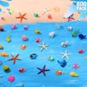 Barydat 800 Pcs Mini Resin Animals Figures Bulk Miniature Garden Accessories for Pranks Hide Party Gift Duck Tiny Resin for Crafts Micro Landscape Plant Pots Dollhouse(Stylish)
