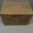 Spospo 2 Pack Bag Holder with Bamboo Lid, Stackable Bag Dispenser, Extra Large Bag Holder for Kitchen, Laundry Room, Under Sink Organization and Storage