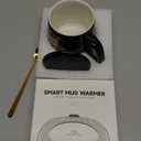 Coffee Mug Warmer & You are Awesome Mug Set, Electric Cup Warmer for Desk, Beverage Warmer with 4 Temperature Setting, 8-Hours Auto Shut Off