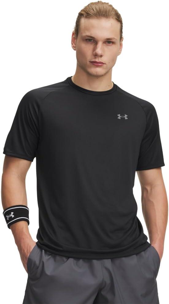 Under Armour Men's Tech 2.0 Short-Sleeve T-Shirt , Black (001)/ Graphite, Large
