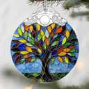 Tree of Life Christmas Ornaments: Christmas Tree Ornaments, Holiday Decor for Tree Lover, Stocking Stuffers, Gift Ideas, Housewarming Gift, Xmas Gifts & Gifts for Women, Mom