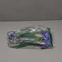 4 Bundle Real Touch Long Stems Iris Flower Silk Artificial Ireland Irish Iris Fake Flower for Wedding Decor Home Flower Arrangements Decoration (Blue)