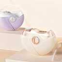 Electric Nail Clippers, 2 in 1 Automatic Nail Trimmer with Polishing, LED Light & Clip Storage, 2-Speed Fingernail & Toenail Clippers, and Electric Nail Clippers for Seniors, Adults and Kids (Pink)