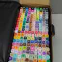 200 Colors Alcohol Markers, Alcohol Markers Set for Adults, Artists in Coloring, Sketching & Drawing (Fine & Broad)