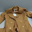 GRACE KARIN 2024 Women's Fashion Trench Coat Notch Lapel Double Breasted Thick A Line Pea Coats Jacket with Pockets, Size Small