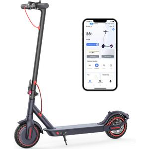 E Scooter for Adults 19-22 MPH 350/500W Motor 281/441Wh Battery,8.5"/10" Tires,Motorized Scooter Up to 22 Miles Range, Foldable Scooter with Double Shock Absorption/Bearing 265 LBS/APP Control