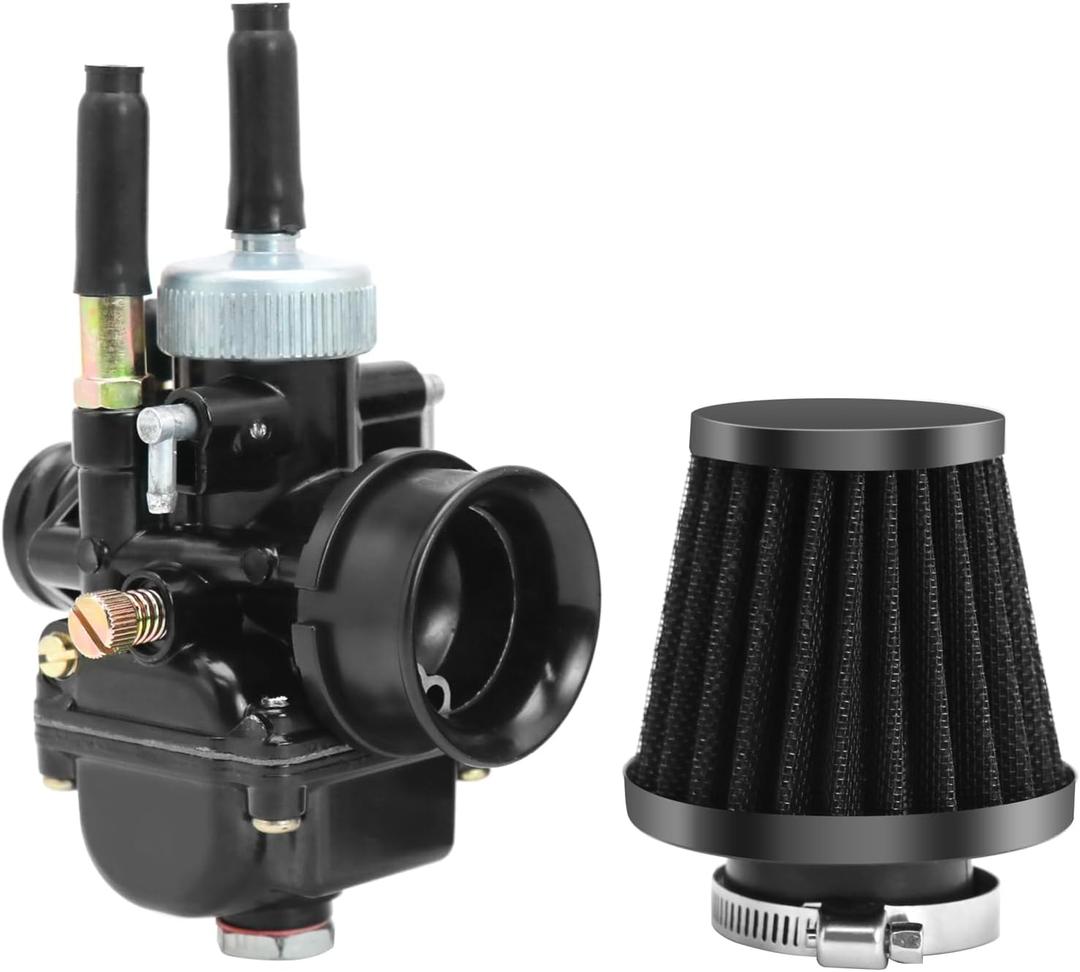 PHBG Racing Carburetor Black Carb with Air Filter for PHBG 50cc 90cc BWS100 for Puch Yamaha Zuma (17mm)