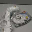 Homfan Toilet Bidet Attachment, Non-Electric Dual Nozzle (Feminine/Bidet Wash), Self-Cleaning Fresh Cold Water Sprayer Bidets for Toilets with Adjustable Water Pressure (Dual Knob, White)