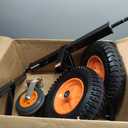 Heavy-Duty Trailer Dolly, 1000lbs Tongue Weight Capacity, Carbon Steel Trailer Mover with 2 inch Ball, 14 inch Pneumatic Tires, Portable Tow Dolly for Moving RV Trailer