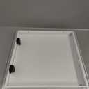 PATIKIL Drywall Access Panel 15x15 Inch, Aluminum Frame Wall Hole Cover Plumbing Access Doors with Click Open/Close Mechanism for Wall Ceiling, White