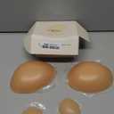 Adhesive Bra Strapless Push Up Bra Invisible Silicone Reusable Backless Bra for Women Beige C
