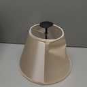 Aspen Creative 32690, Transitional Empire Shape Spider Construction Lamp Shade, Champagne, 7" Top x 13" Bottom x 9-1/2" Slant Height