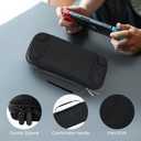 Turquvix Large Capacity Carrying Case for Nintendo Switch 2 (2025) - 3 in 1 Accessories Bundle with 2 Screen Protectors