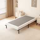 5 Inch Box Spring Twin Size, 1500lbs Heavy Duty Twin Bed Box Spring Bed Base Metal Mattress Foundation, Easy Assembly, Noise Free