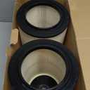 Replacement Cartridge Filter for Shop Vac Craftsman 9-17816 Filter for Craftsman 17816 Vacuum Filter General Purpose Wet Dry Air Filter for 5 & Larger Gallon Vacuum Cleaner 2 Packs