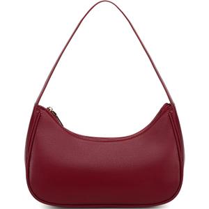 Fashion shoulder Bag for Women's Cute Hobo Tote Handbag Mini Clutch Underarm Purse for Daily Use/Work/Travel/Casual Outings (Cherry)