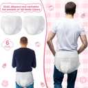 6 Sets Bottle Chug Baby Shower Games Juegos Para Plastic Baby Bottles Bibs Disposable Diapers Gender Reveal Games Baby Changing Diaper Race Game Decoration (Pink)