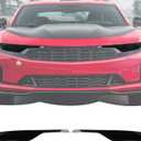RT-TCZ Smoked Black Headlights Lamp Cover Guard Trim Decoration Accessories Compatible with Chevrolet Chevy Camaro 2019-2023