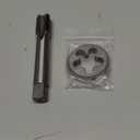 Burkit M17 X 1 Tap and Die Set, M17 x 1.0 Machine Thread Tap and Round Die Right Hand