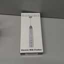 Milk Frother Handheld for Coffee, Electric Whisk 3 Speed Adjustable, Drink Mixer with Stainless 3 Whisks, Rechargeable Hand Frother Wand, Foam Maker for Latte Cappuccino Matcha Egg Silver