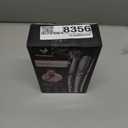 Vacuum Beard Trimmer for Men, New Version Adjustable Precision Trimming Length with 2 Comb, Electric Cordless Vacuum Trimmer for Beard, Waterproof and Rinses Easy, Blades for Skin fit (Rose Silver)