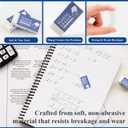 White Vinyl Erasers for Pencils, White Plastic Eraser, 48-Pack Bulk Pencil Erasers for Classroom & School, Kids Classroom Must Haves & Back to School Supplies Eraser.