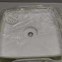 EZuraa 2.4gal(9L) Green Collapsible Dish Basin, Portable Sink or Dish Pan for Kitchen Sink with Drain Plug/ Strainer, Space Saving Baby Bottle Wash Basin Collapsible Bucket, Beverage Tub for Camping