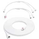 MorningRo 32 ft Extension Cable Kit Compatible with Govee Permanent Outdoor Lighting Extension Cable Compatible with Govee H705a H705b H705c H706a H706b H706c, Ip68 Waterproof Rating(White)