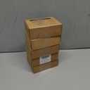 5 x Vitalizart Red Velvet Ribbon Set 3/8" x 15 Yd Burgundy Wooden Spool Fabric Trim 3 Rolls * 5 Yd for Christmas Wreath Decoration Handmade Craft Ornaments Gift Wrapping & Bow Making