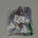 Rabbitgoo Dog Harness No Pull with 2 Leash Clips, Adjustable Soft Padded, Reflective Oxford No Choke Pet Vest with Easy Control Handle for Medium Sized Dogs, Blue, M