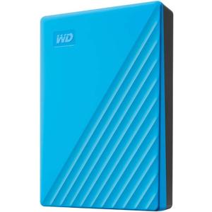 WD 5TB My Passport, Portable External Hard Drive, Blue, Backup Software with Defense Against ransomware, and Password Protection, USB 3.1/USB 3.0 Compatible - WDBPKJ0050BBL-WESN