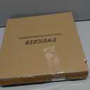 12.6" Wooden Round Hand-Carved Tray and A Wood Bead Tassel String Christmas Decor Decorative Centerpiece Paulownia Real Wood Serving Trays Wedding Farmhouse Decoration,Natural