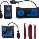 Air Wedge Bag Kit,Air Wedge Bag Pump, 3 Pack Commercial Inflatable Air Wedge Pump Bag Tool, Professional Leveling Kit & Alignment Tool, Air Bag Tool for Variety of Jobs (3 PCS)