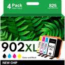 MR.INK Compatible Ink Cartridge Replacement for HP 902 XL 902XL (4 Combo Pack) to use with Officejet Pro 6978 6968 6974 6975 6960 Officejet 6951 6954 6956 6958 Printers