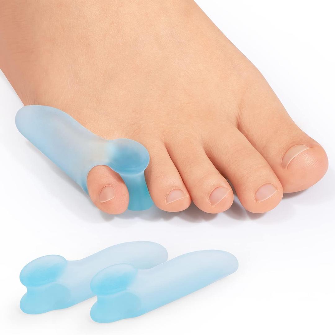 Promifun Bunion Cushion Protector,14 Packs of Bunion Corrector Pads with Separator for Pinky Toe, Gel Shield for Foot Pain Relief, Calluses, Corns