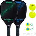 Franklin Sports Pickleball Paddle and Ball Set - Wooden Pickleball Rackets + Balls - Activator - USAPA Approved | Ball Set, Pickleball Rackets, Pickleballs, USA Pickleball, USAPA, Approved