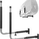 Roof Box Wall Mount, Pair of Car Roof Box Side Wall Mount Foldable & Telescopic for Roof Boxes up to 52 cm Height, Max 50 kg/110 lb Load Capacity