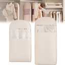 Space Saving Hanging Garment Bag with Self Compression Zipper 2 Pcs